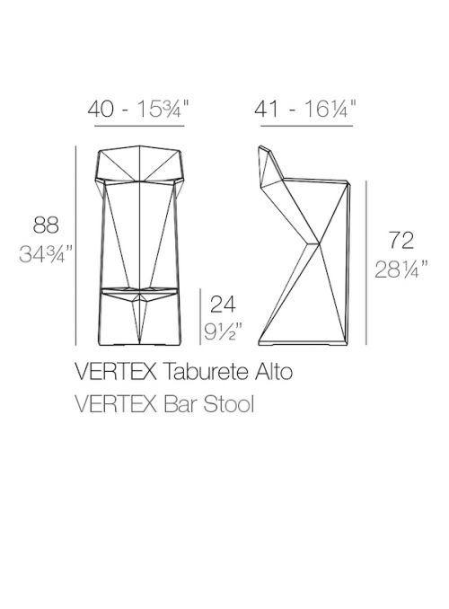 TABOURET VERTEX