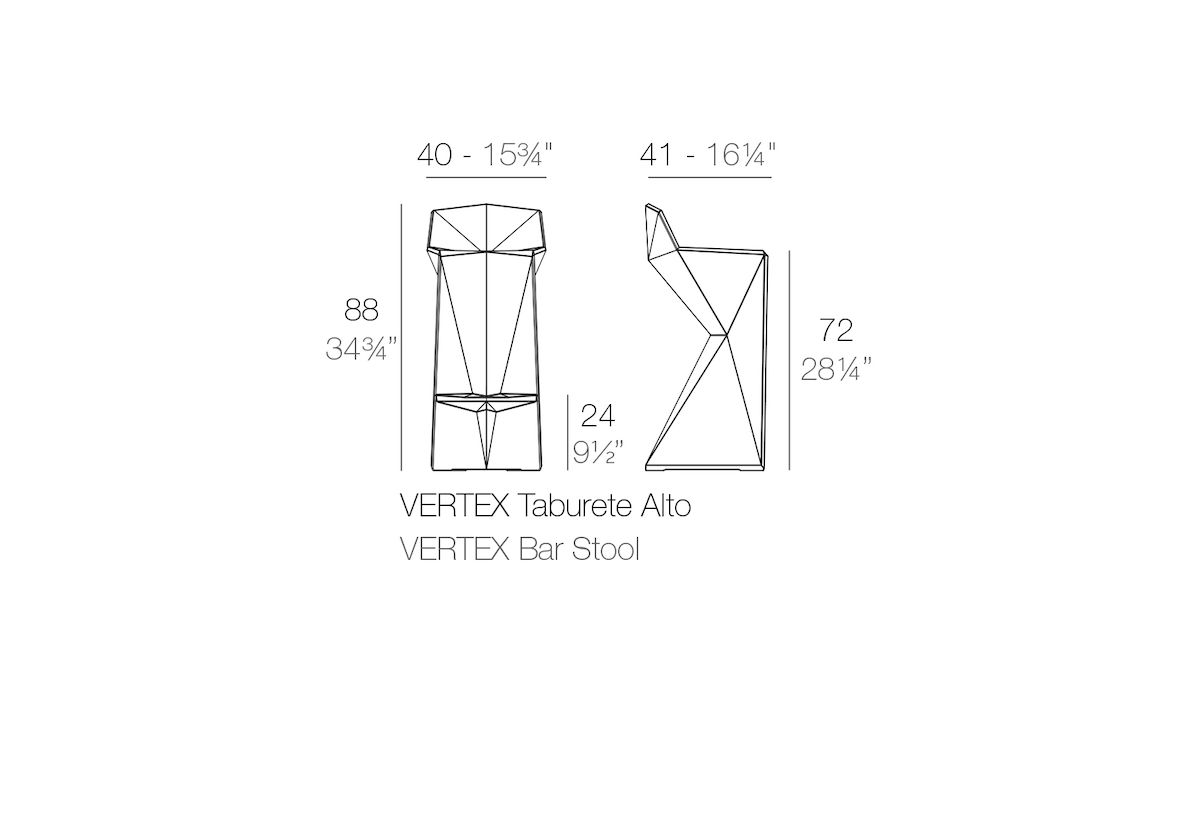 TABOURET VERTEX