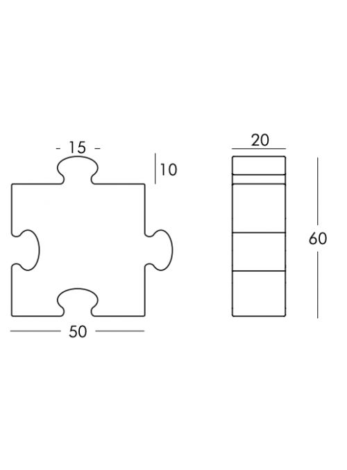 LAMPE MODULAIRE PUZZLE