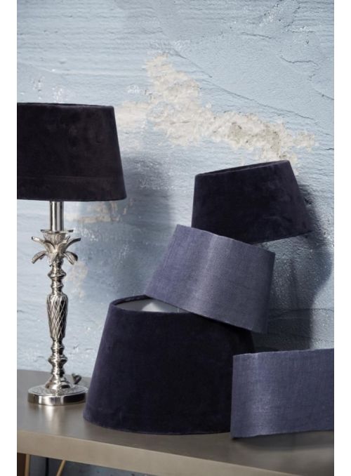 abat-jour Plain Velvet bleu