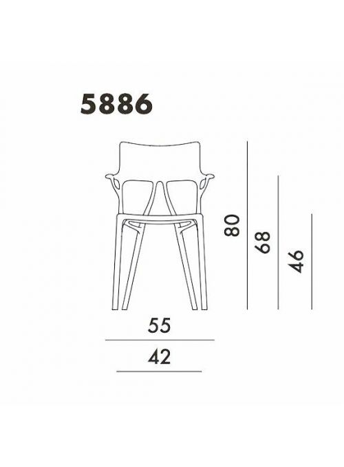 CHAISE A.I ORANGE