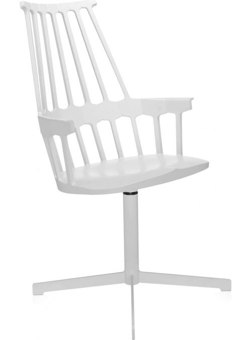 CHAISE COMBACK PIVOTANTE BLANC