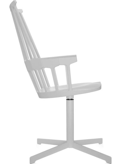 CHAISE COMBACK PIVOTANTE BLANC