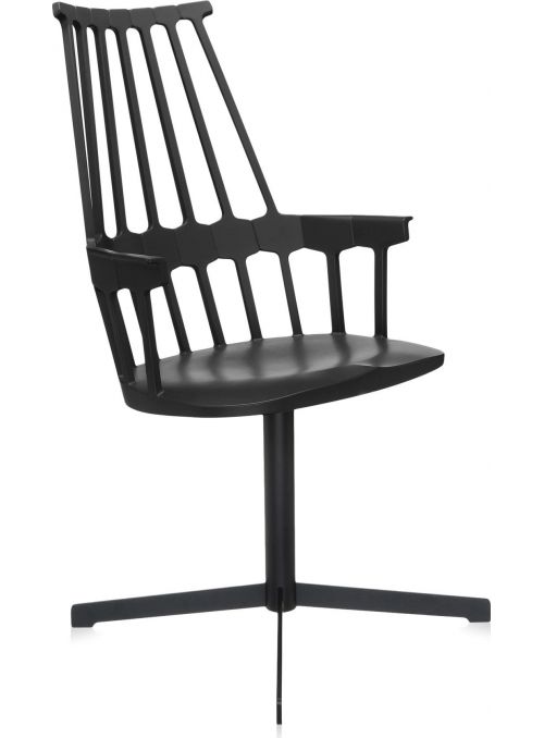 CHAISE COMBACK PIVOTANTE NOIR