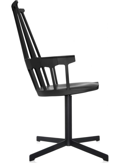 CHAISE COMBACK PIVOTANTE NOIR