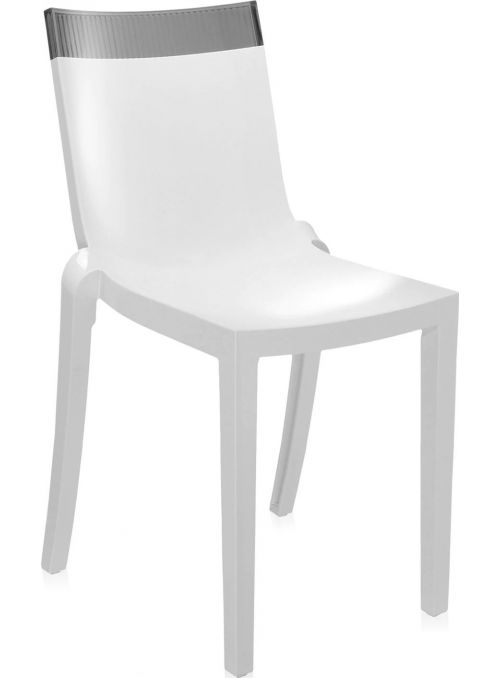 CHAISE HI-CUT BLANC & FUME