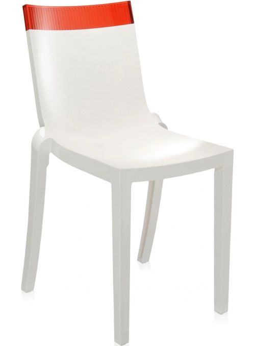 CHAISE HI-CUT BLANC & ROUGE