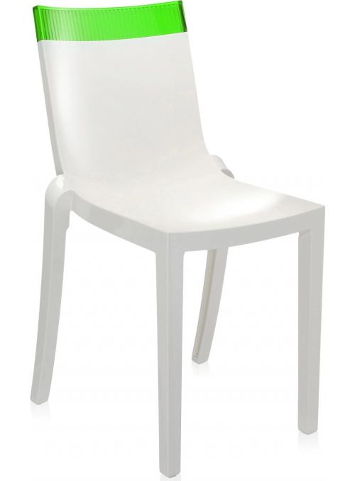 CHAISE HI-CUT BLANC & VERT