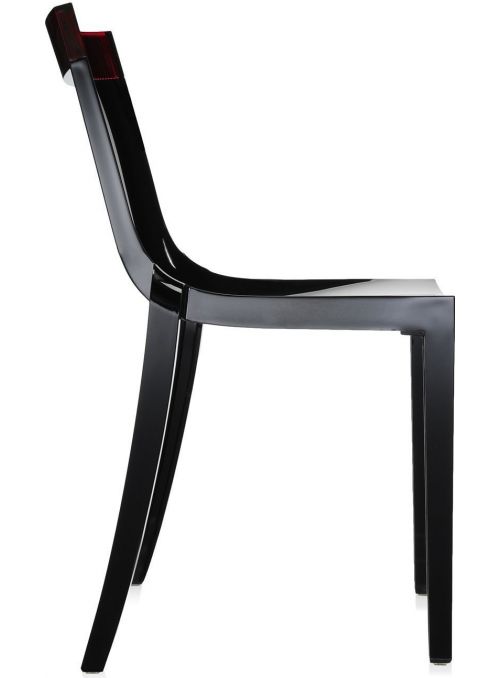 CHAISE HI-CUT NOIR & ROUGE