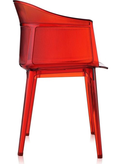 CHAISE PAPYRUS ROUGE ORANGE