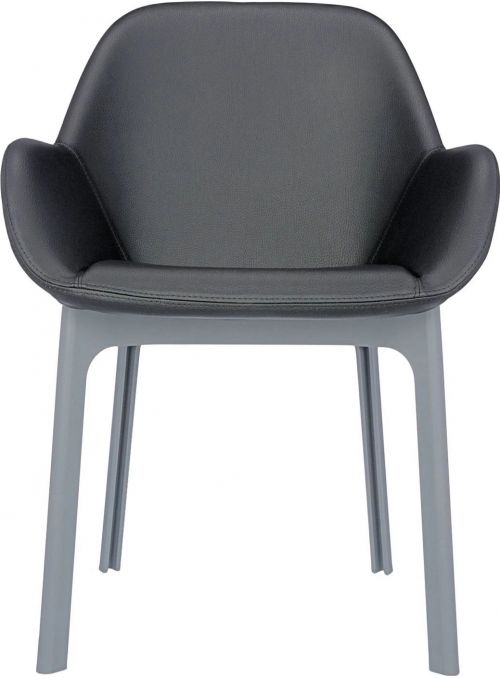 FAUTEUIL CLAP ECOPELLE GRIS...