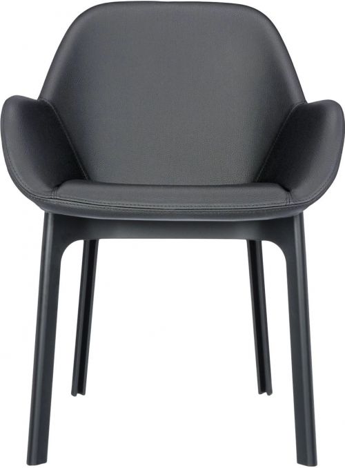 FAUTEUIL CLAP ECOPELLE GRIS...