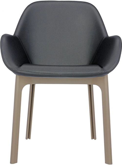 FAUTEUIL CLAP ECOPELLE GRIS...