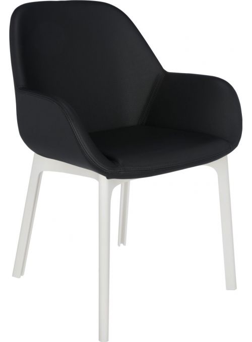 FAUTEUIL CLAP ECOPELLE NOIR...