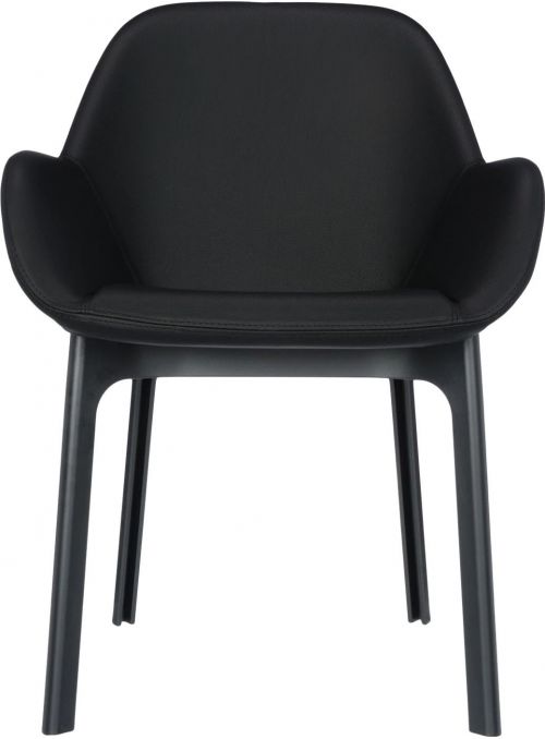 FAUTEUIL CLAP ECOPELLE NOIR...