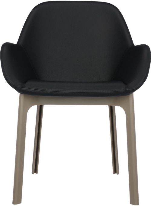 FAUTEUIL CLAP ECOPELLE NOIR...