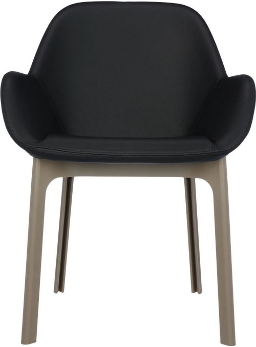 FAUTEUIL CLAP ECOPELLE NOIR...