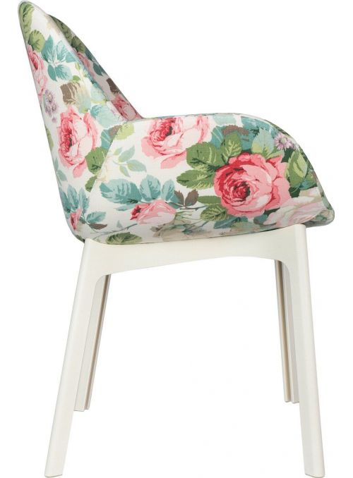 FAUTEUIL CLAP FLOWERS BLANC...