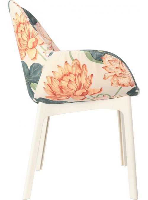 FAUTEUIL CLAP FLOWERS BLANC...