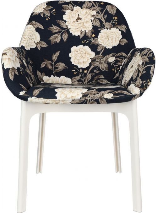 FAUTEUIL CLAP FLOWERS BLANC...