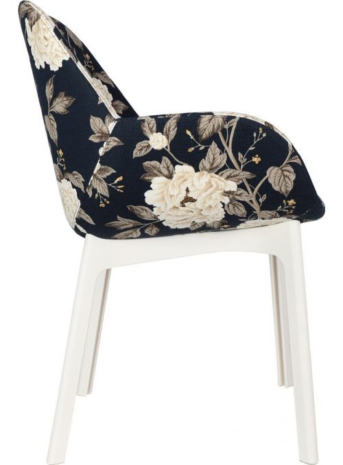 FAUTEUIL CLAP FLOWERS BLANC...