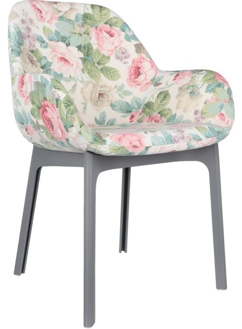 FAUTEUIL CLAP FLOWERS GRIS...