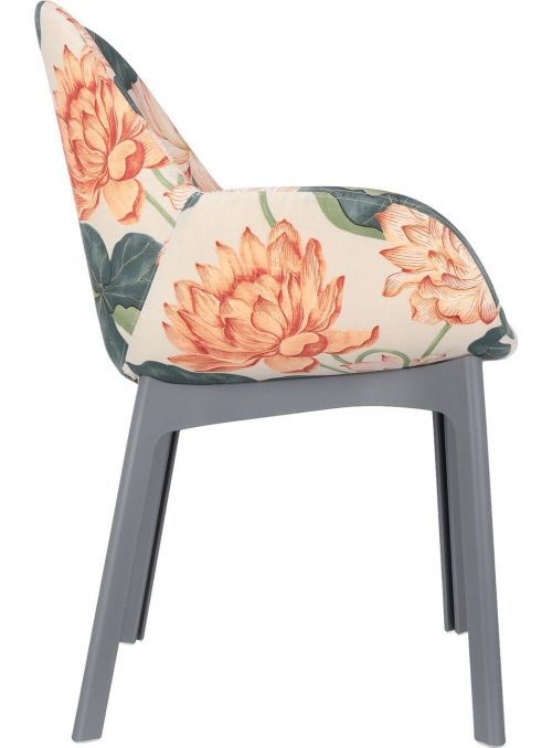 FAUTEUIL CLAP FLOWERS GRIS...