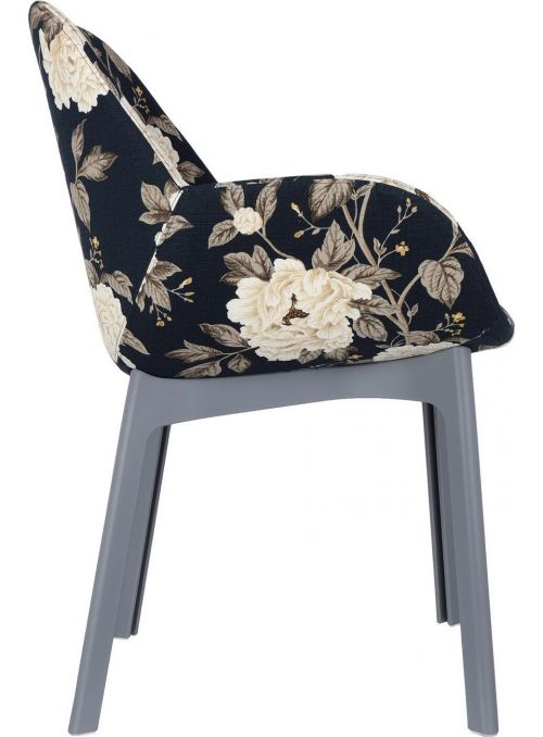 FAUTEUIL CLAP FLOWERS GRIS...