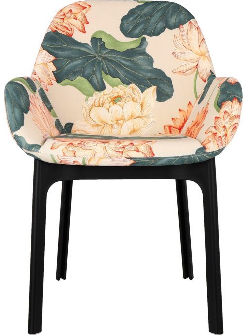 FAUTEUIL CLAP FLOWERS NOIR...