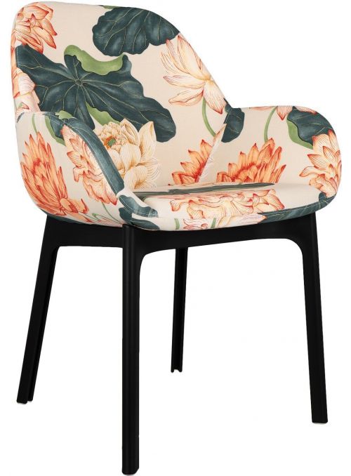 FAUTEUIL CLAP FLOWERS NOIR...