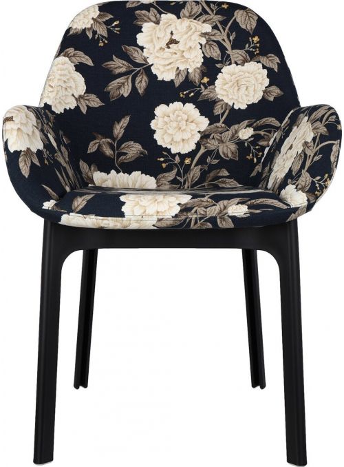 FAUTEUIL CLAP FLOWERS NOIR...