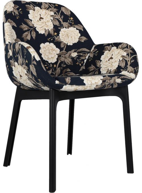 FAUTEUIL CLAP FLOWERS NOIR...