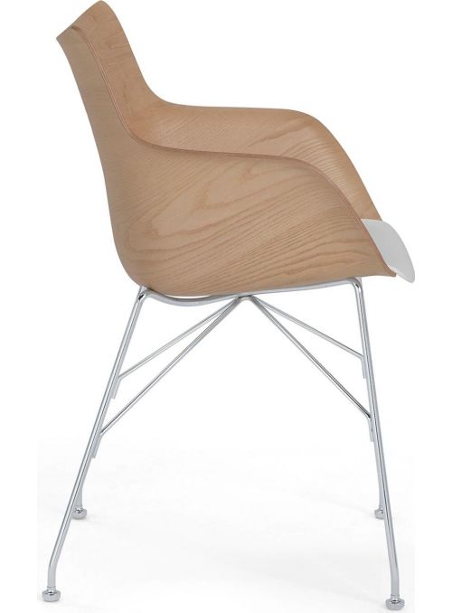 FAUTEUIL Q/WOOD FRENE CLAIR...