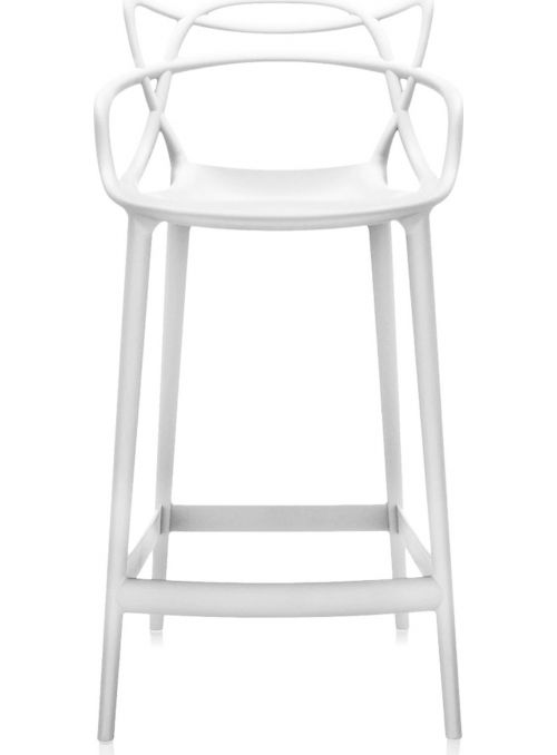 TABOURET MASTERS 65CM BLANC