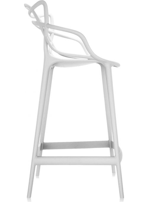 TABOURET MASTERS 65CM BLANC