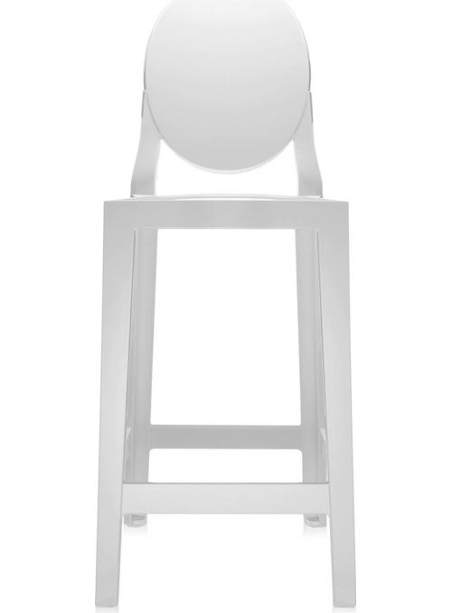 TABOURET ONE MORE 65CM BLANC
