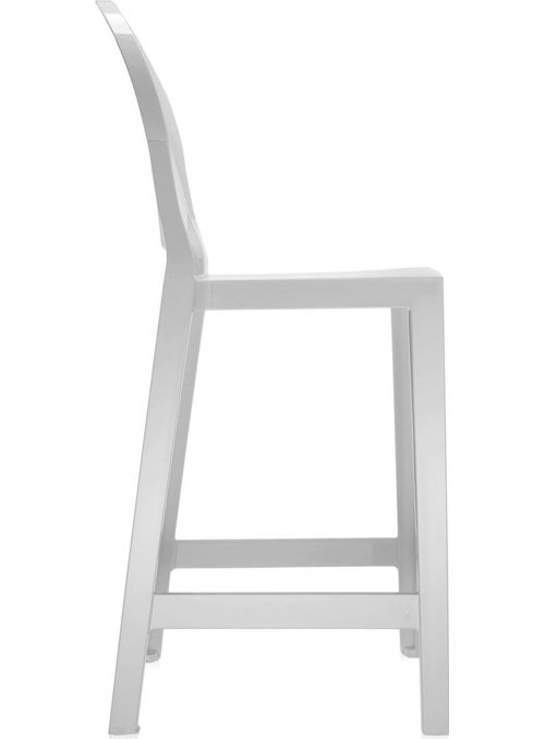 TABOURET ONE MORE 65CM BLANC