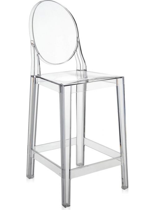 TABOURET ONE MORE 65CM CRISTAL