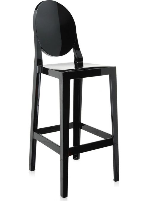 TABOURET ONE MORE 75CM NOIR