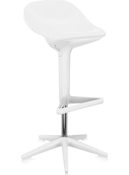 TABOURET SPOON BLANC