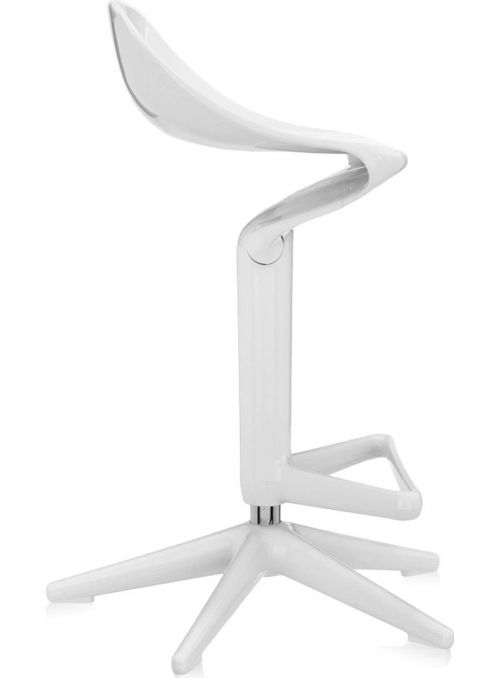 TABOURET SPOON BLANC