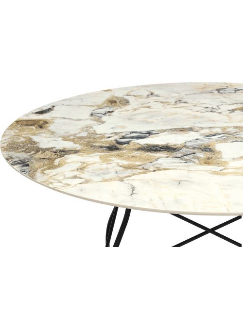 TABLE GLOSSY MARBLE SYMPHONIE