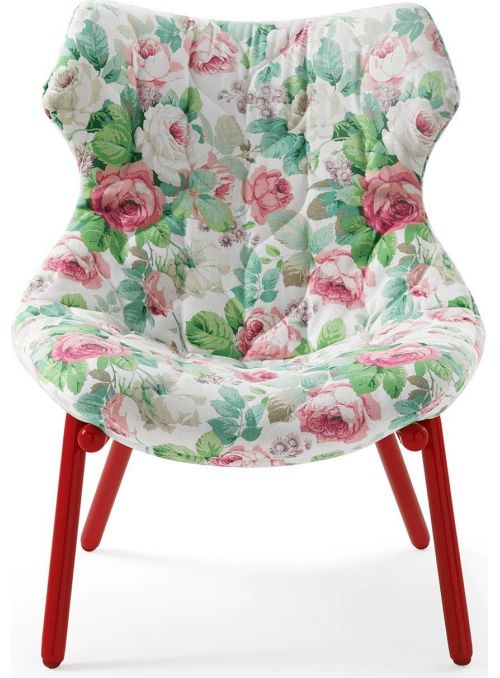 FAUTEUIL FOLIAGE ROUGE ET...