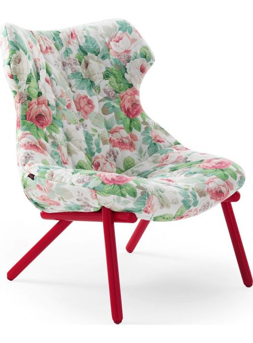 FAUTEUIL FOLIAGE ROUGE ET...