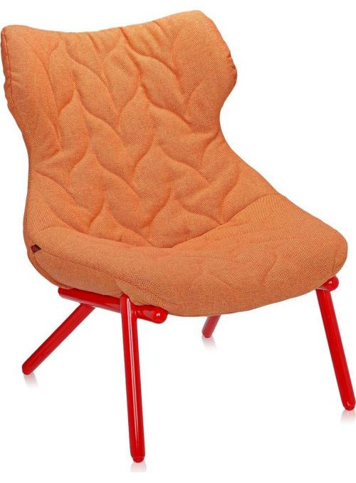 FAUTEUIL FOLIAGE ROUGE ET...