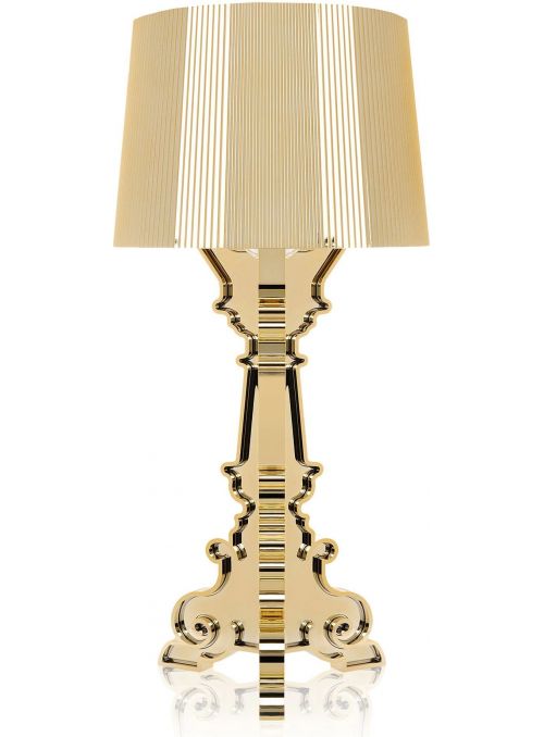 LAMPE DE TABLE BOURGIE OR