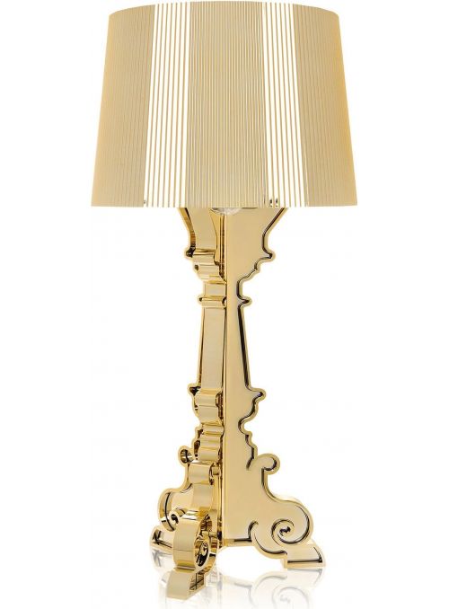 LAMPE DE TABLE BOURGIE OR