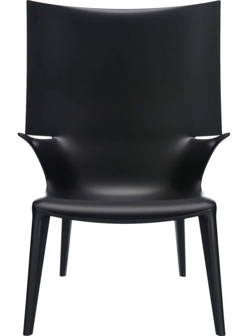 FAUTEUIL UNCLE JIM NOIR MAT