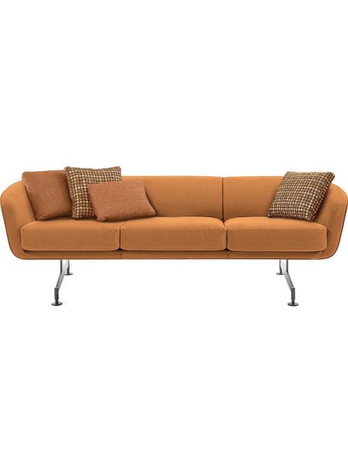 CANAPE BETTY TISSU ORANGE