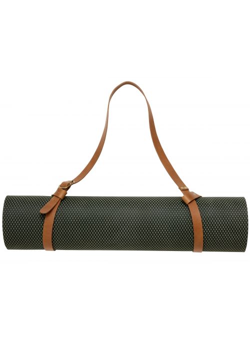 SANGLE DE TRANSPORT TAPIS DE YOGA MARRON